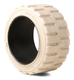 10-1/2x5x6-1/2 Forklift Tires 10-1/2x5x6-1/2 Traction Non Marking Rhino Universal Solid Press-on Forklift Tire