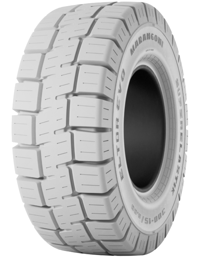 10.00-20 Forklift Tires 10.00-20/7.50 Traction NM Grey Standard Marangoni Eltor EVO FT Solid Pneumatic Tire (7.50 standard rim)