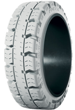 18x8x12-1/8 Forklift Tires 18x8x12-1/8 Traction Non-Mark (White) Marangoni FORZA Solid Press-on Tire