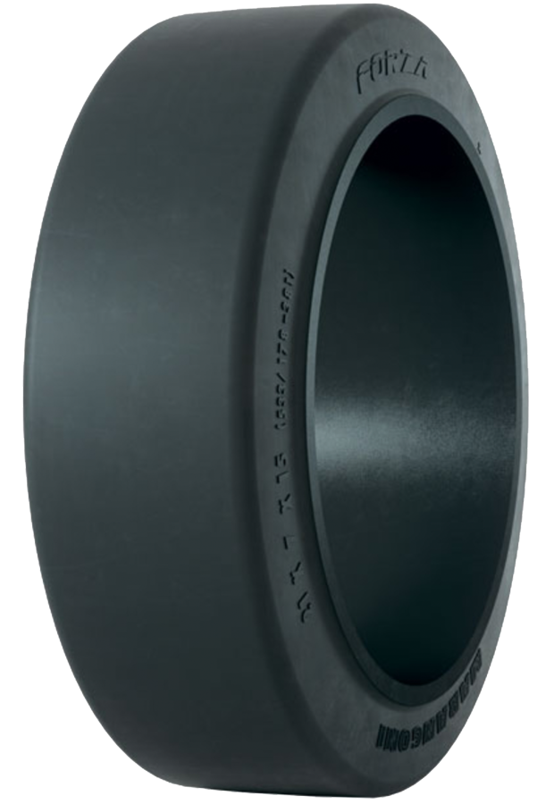 18x7x12-1/8 Smooth Black Marangoni FORZA Solid Press-on Tire