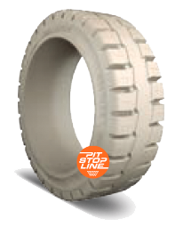 16x5x10-1/2 Forklift Tires 16x5x10-1/2 Traction Non Marking Trelleborg PS1000 Press On GS