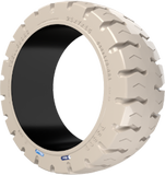 18x8x12-1/8 Forklift Tires 18x8x12-1/8 Traction Non Marking Trelleborg PS800 Press On Tire