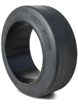 14x4-1/2x8 Forklift Tires 14x4-1/2x8 Smooth Black Rhino R1 Solid Press-on Forklift Tire