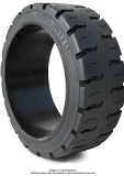 18x8x12-1/8 Forklift Tires 18x8x12-1/8 Traction Black Rhino R1 Solid Press-on Forklift Tire