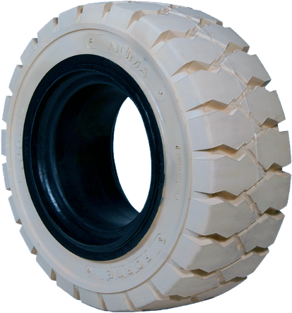 750-15 Forklift Tires 750-15/5.50 Traction Non-Marking Rhino Rubber Forte Solid Pneumatic (5.50 Standard Rim)