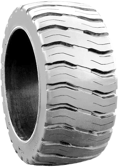 18x6x12-1/8 Forklift Tires 18x6x12-1/8 Traction Non-Marking Maxmatic Rubber Press-on