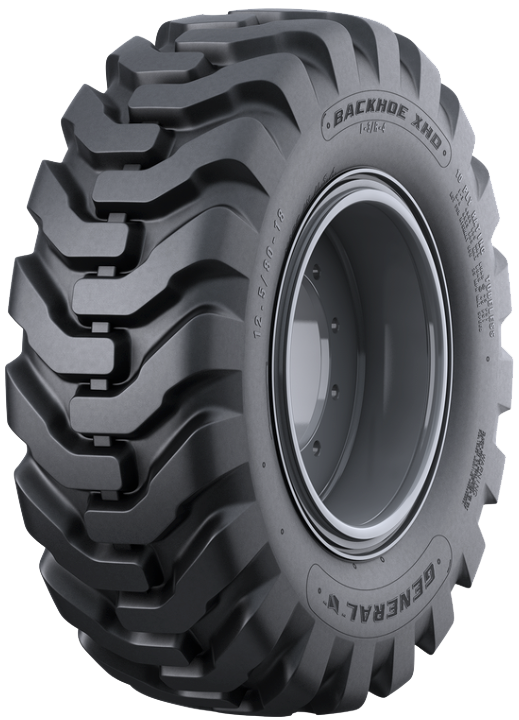 12.5/80-18 Construction Tires & Tracks 12.5/80-18/10PR Backhoe General Tire XHD