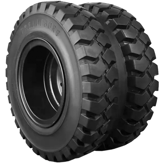 12.00-20 Construction Tires & Tracks 12.00-20 Brawler Excavator Dual Assembly (wheel & spacer ring)