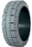 16x5x10-1/2 Forklift Tires 16x5x10-1/2 Smooth Non-Mark (Grey) Marangoni FORZA Solid Press-on Tire