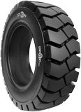 8.25-15 Forklift Tires 8.25-15/6.50 Traction Black LOC Trelleborg ST-3000 (6.50 LOC rim)
