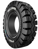 250-15 Forklift Tires 250-15/7.50 Black Standard Traction Solid XP800 (7.50 Standard rim)