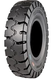 6.50-10 Forklift Tires 6.50-10/5.00 Traction Black LOC Trelleborg XP900 (5.00 LOC rim)