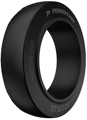 21x7x15 Forklift Tires 21x7x15 Smooth FERENTINO Eco Plus Press On Tire [533x178x381]