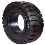 10.00-20 Forklift Tires 10.00-20/8.00 Traction Black Rhino Rubber Forte Solid Pneumatic (8.00 Standard Rim) (290/95-20)