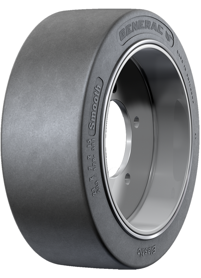 16-1/4x5x11-1/4 Forklift Tires 16-1/4x5x11-1/4 Smooth General LifeCycle Solid Forklift Tire Press-on
