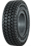 28x9-15 Forklift Tires 28x9-15/7.00 Traction Black Standard Marangoni FORZA Pro4Snow Solid Pneumatic Tire (7.00 standard rim)