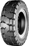 16x6-8 Forklift Tires 16x6-8 (150/75-8)/4.33 Traction Black SIT Continental SC18 Solid Pneumatic Tire (4.33 SIT Rim)